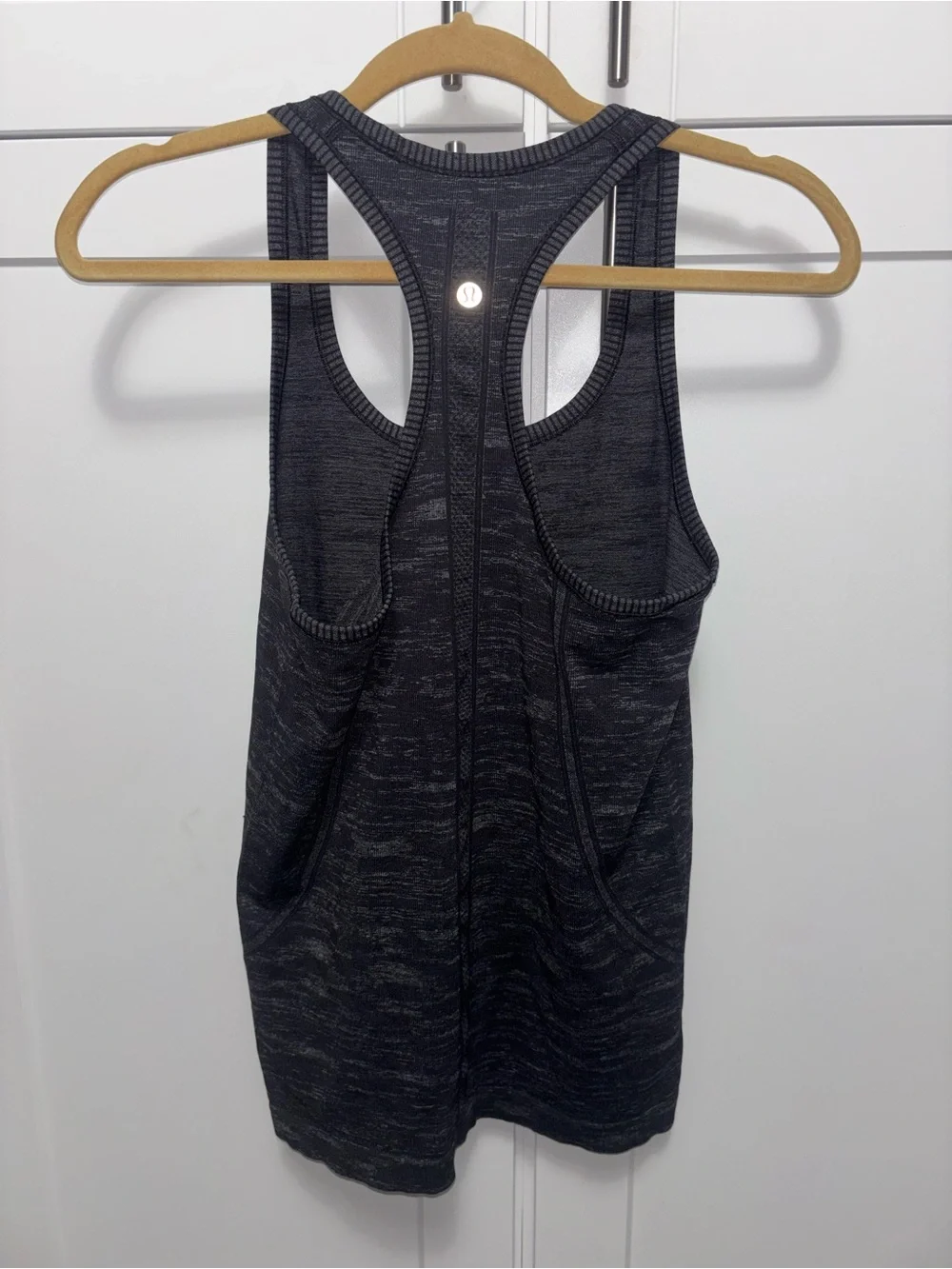 lululemon athletica Heathered Charcoal Racerback Tank